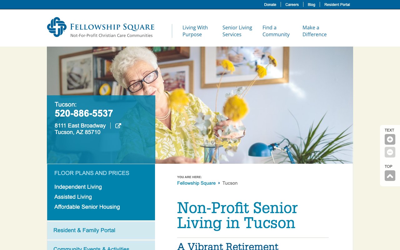 Fellowship Square Tucson — homepage