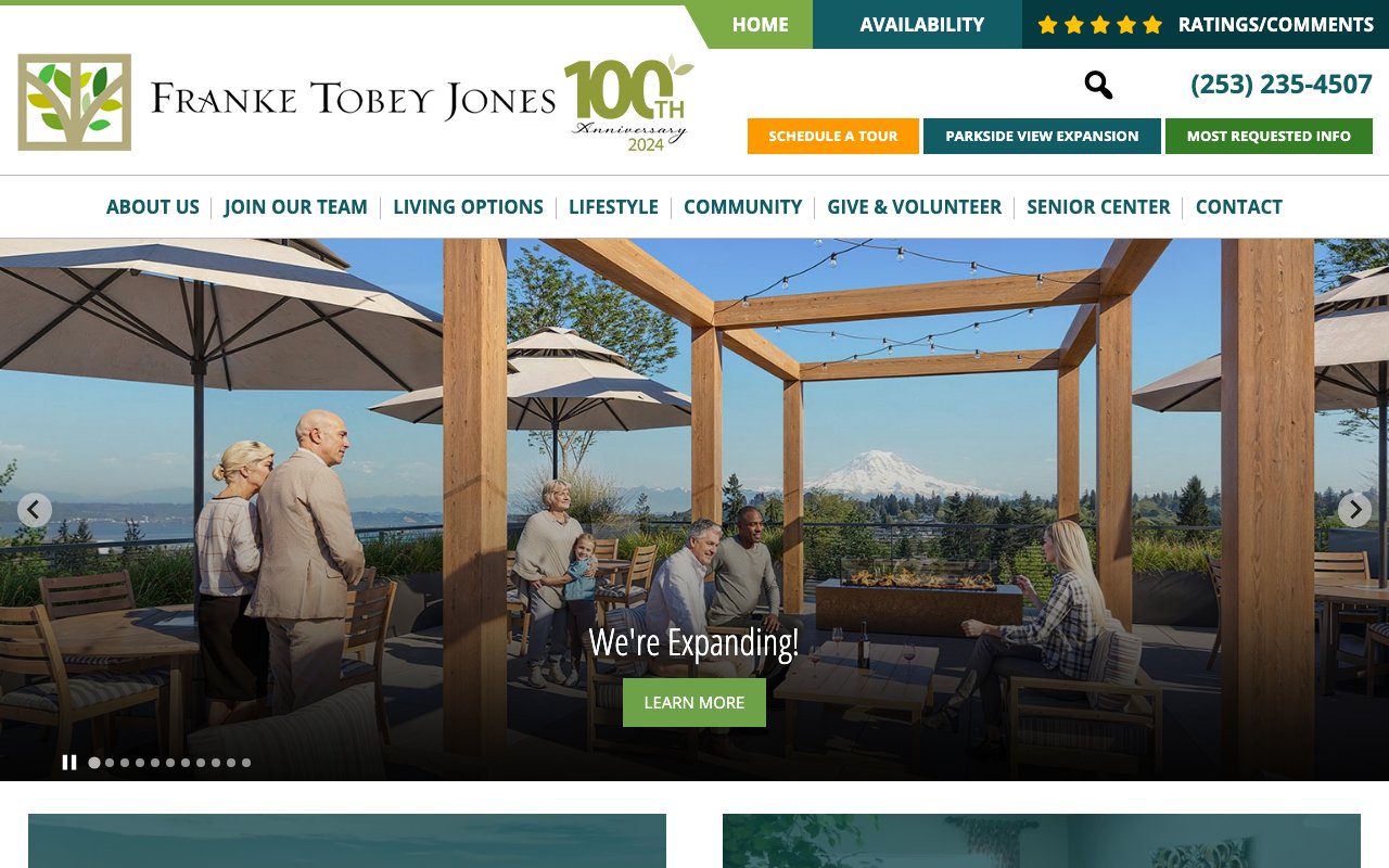 Franke Tobey Jones — homepage