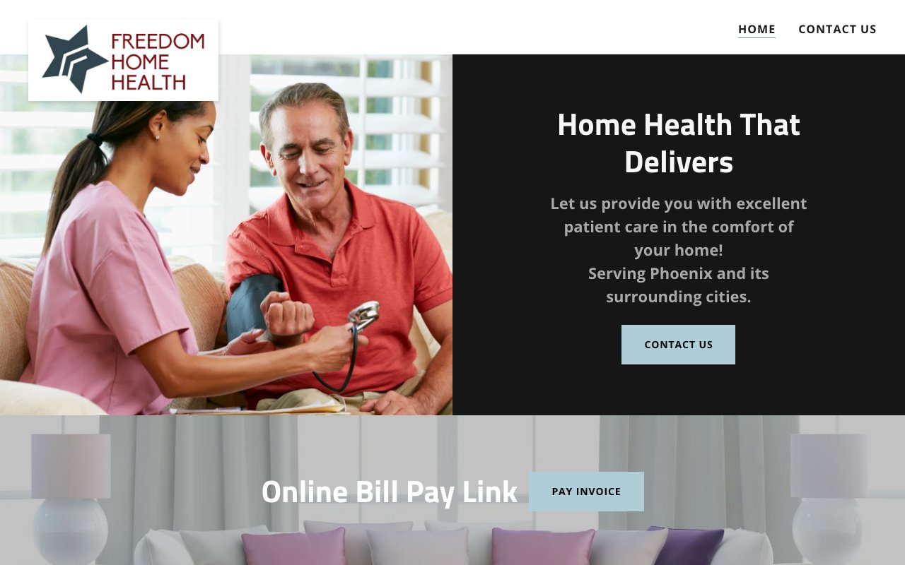 FREEDOM HOME HEALTH — homepage
