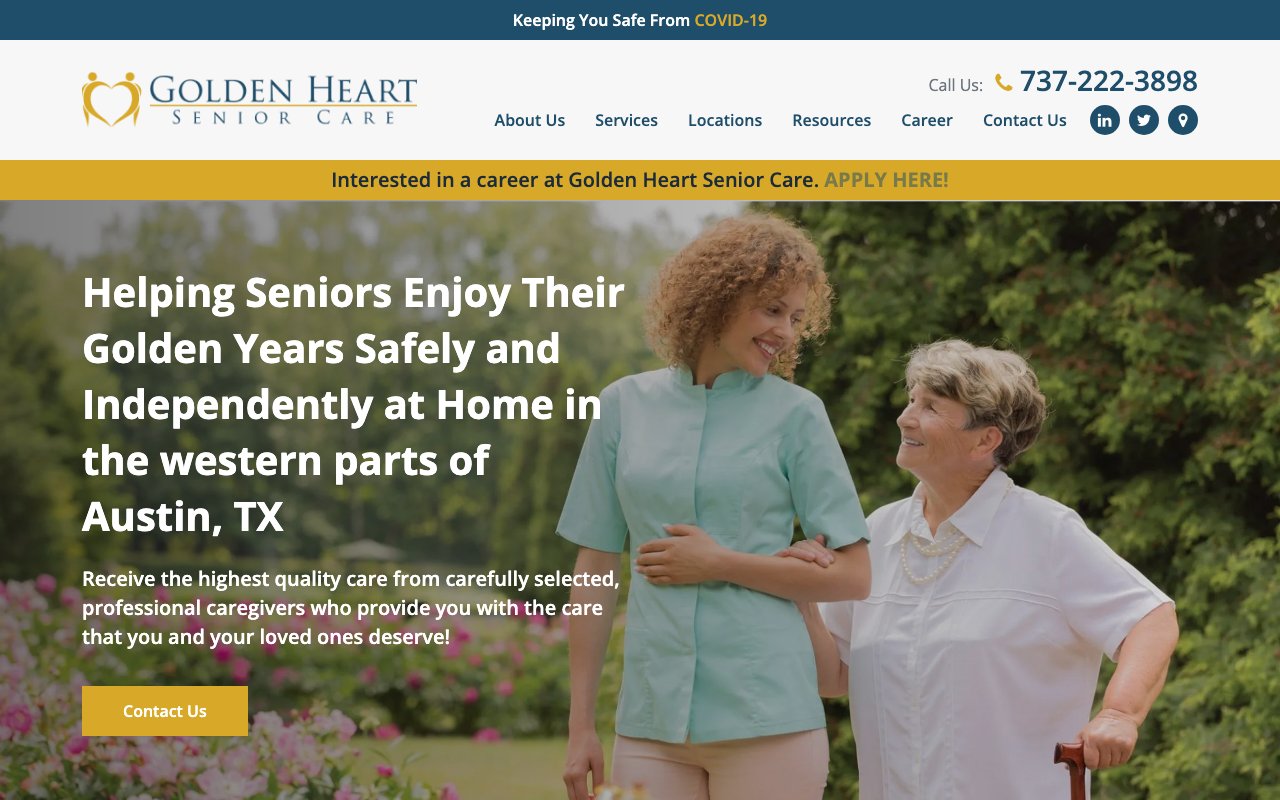Golden Heart Senior Care - Austin, TX — homepage