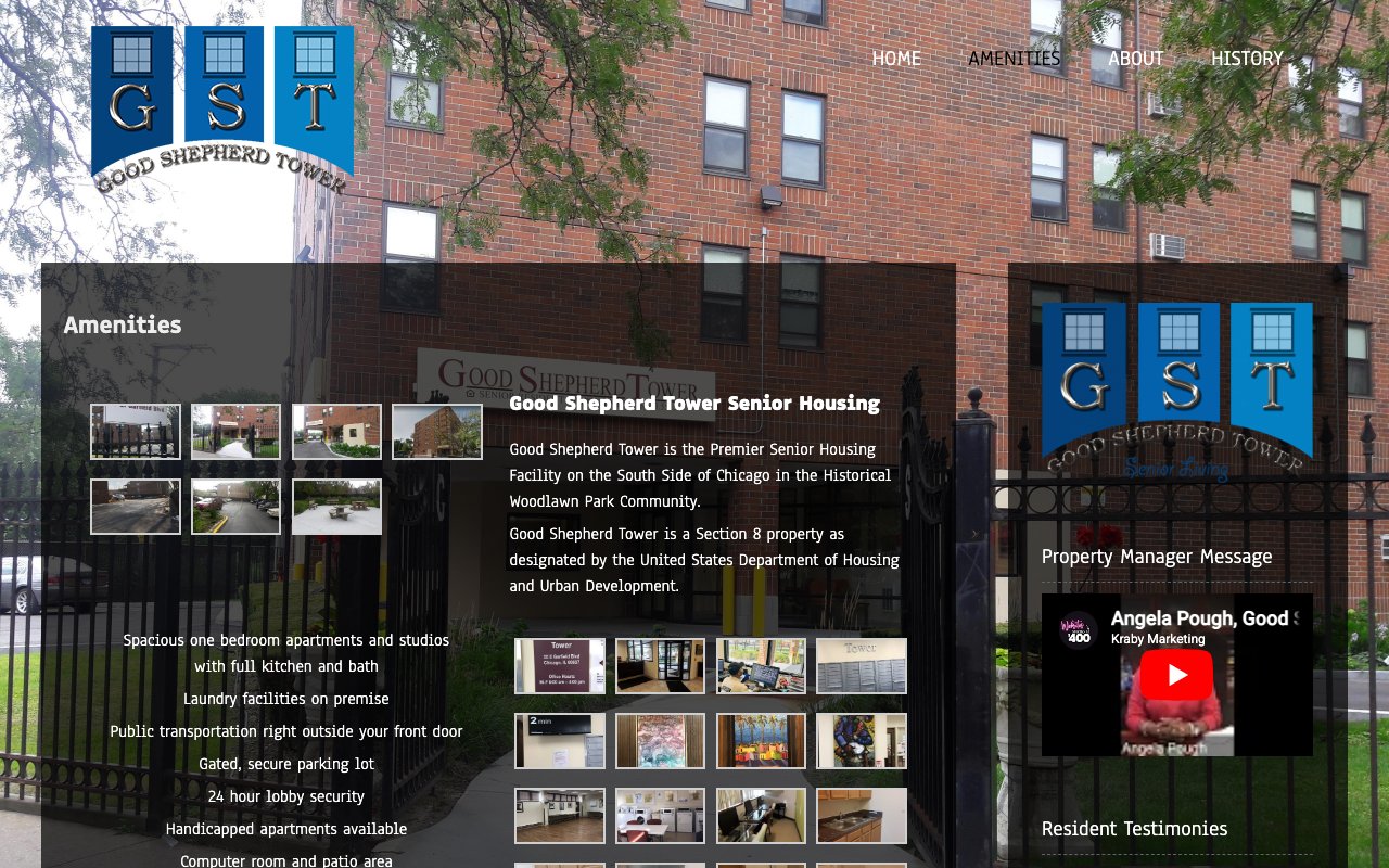 Good Shepherd Tower — homepage