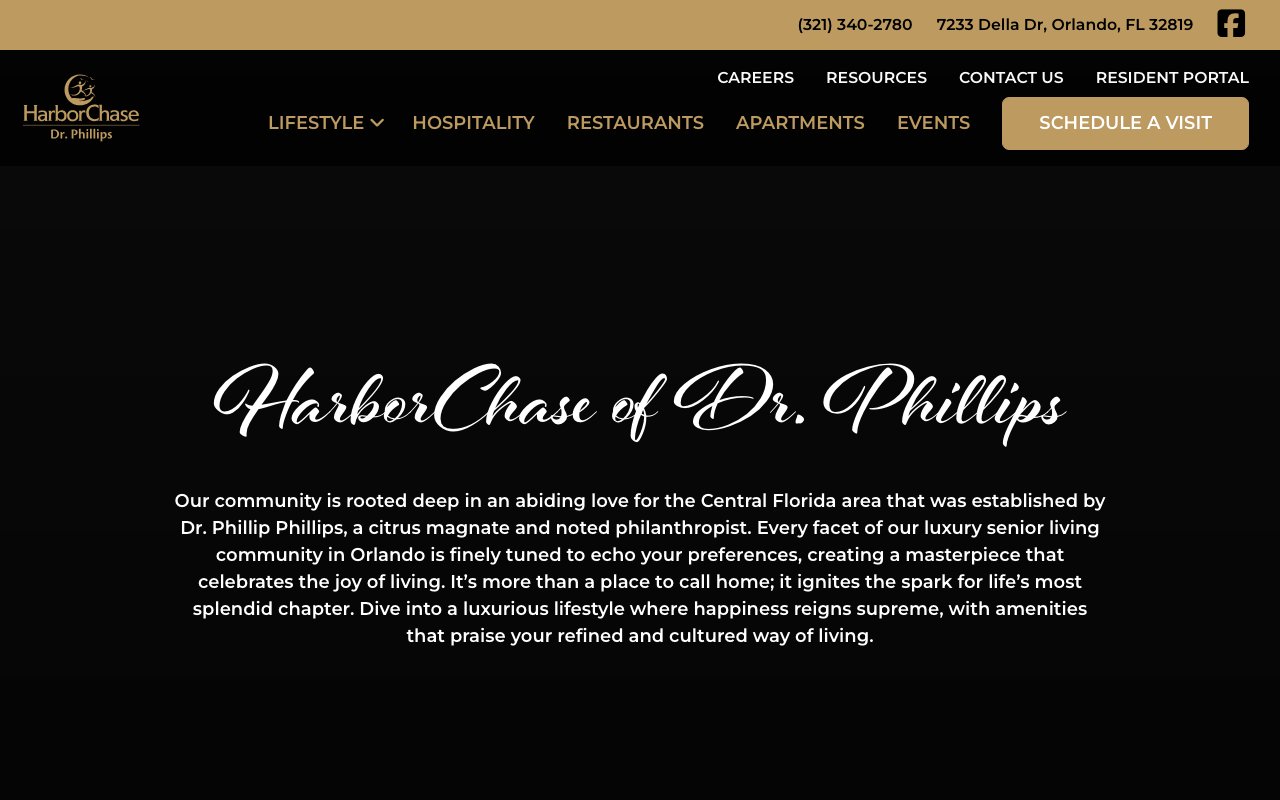 HarborChase of Dr. Phillips — homepage