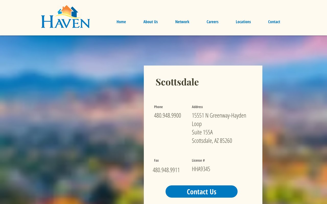 HAVEN HOME HEALTH CARE — homepage