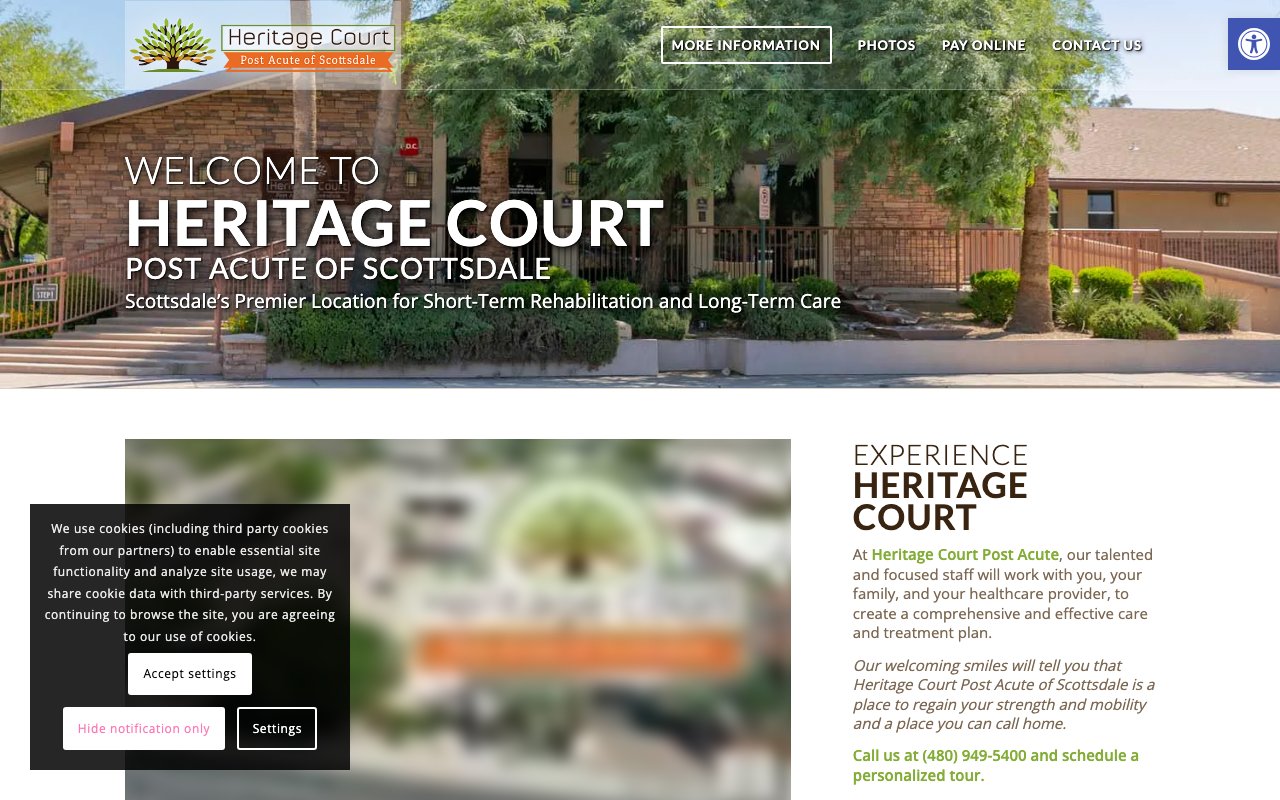 HERITAGE COURT POST ACUTE OF SCOTTSDALE — homepage