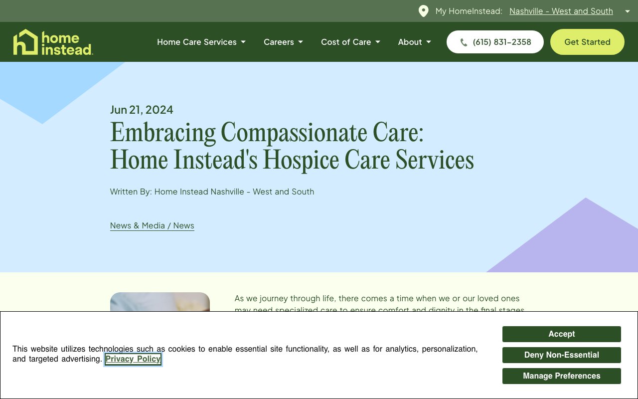 Home Instead Nashville - West and South — homepage