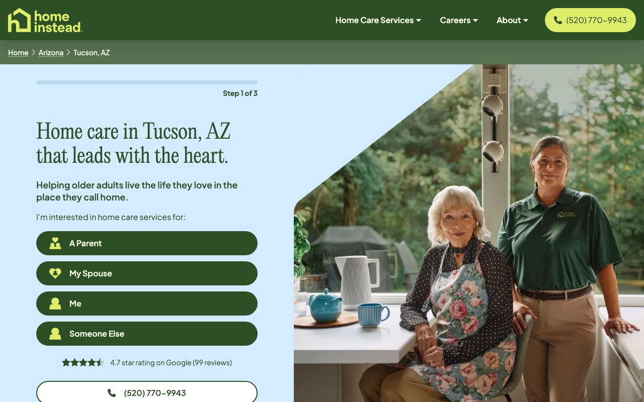 Home Instead — homepage