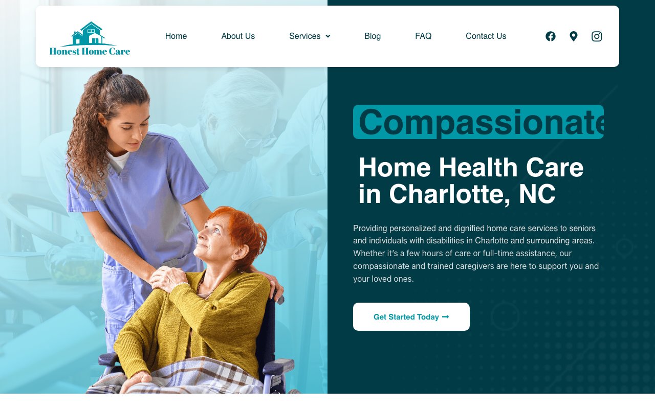 Honest Home Care — homepage