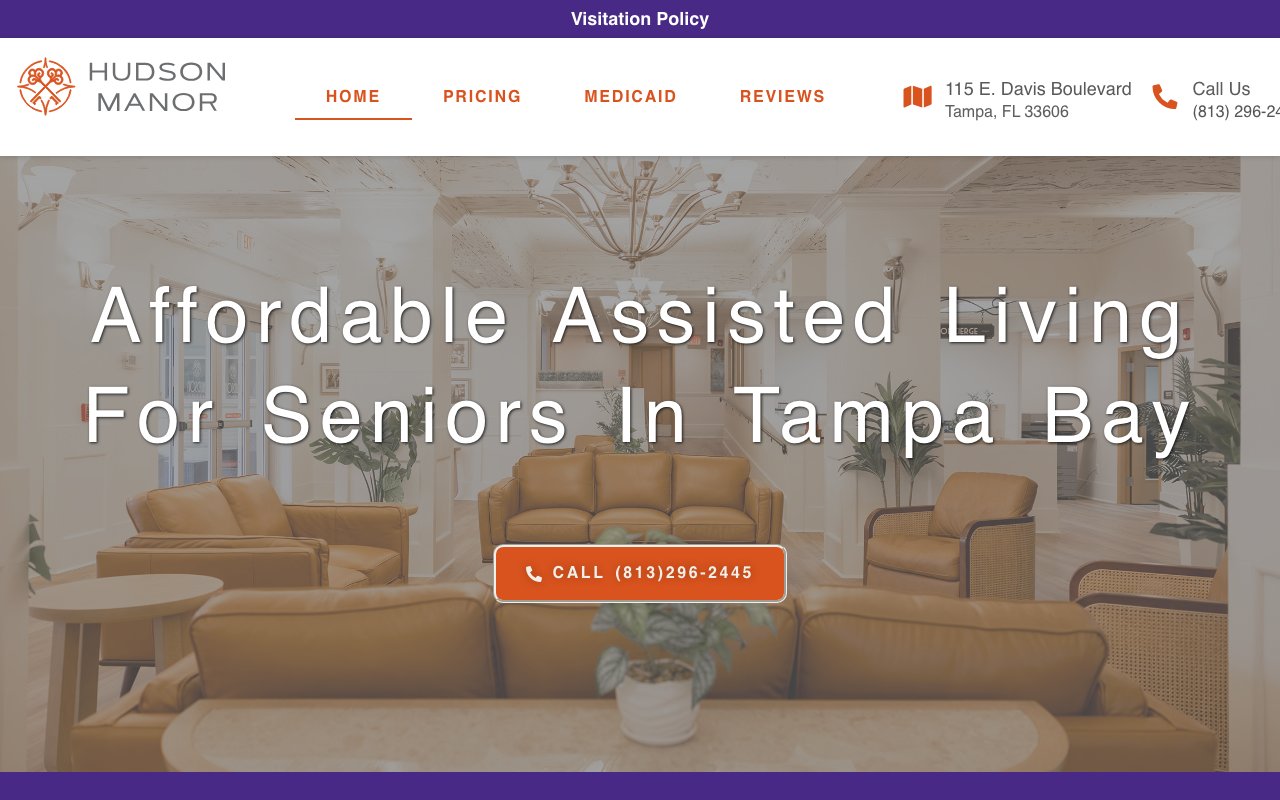Hudson Manor — homepage