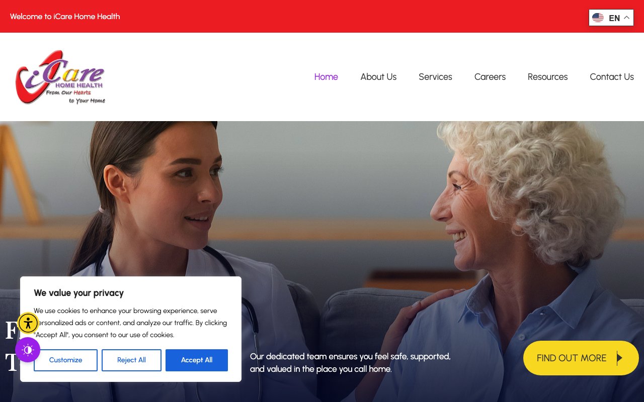 ICARE HOME HEALTH — homepage