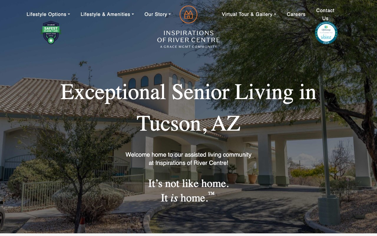 Inspirations of River Centre — homepage