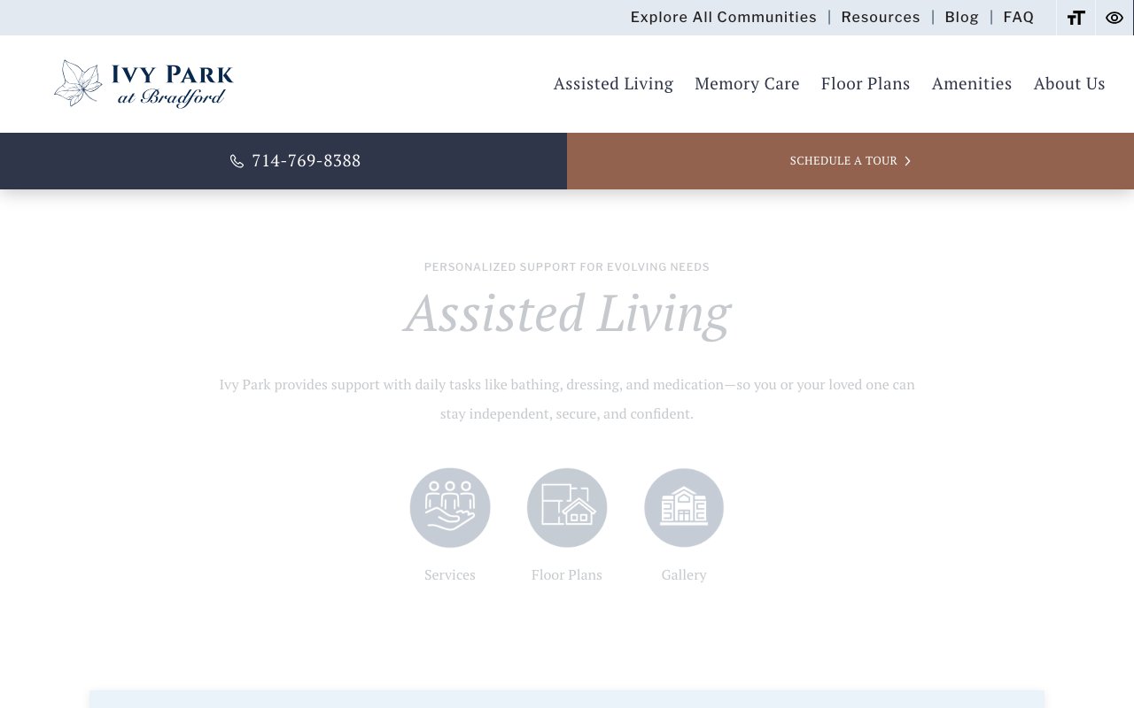 Ivy Park at Bradford — homepage
