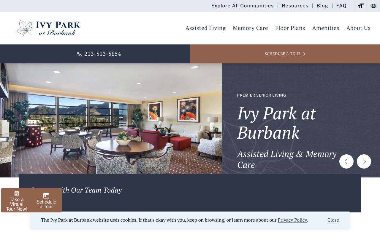 Ivy Park at Burbank — homepage