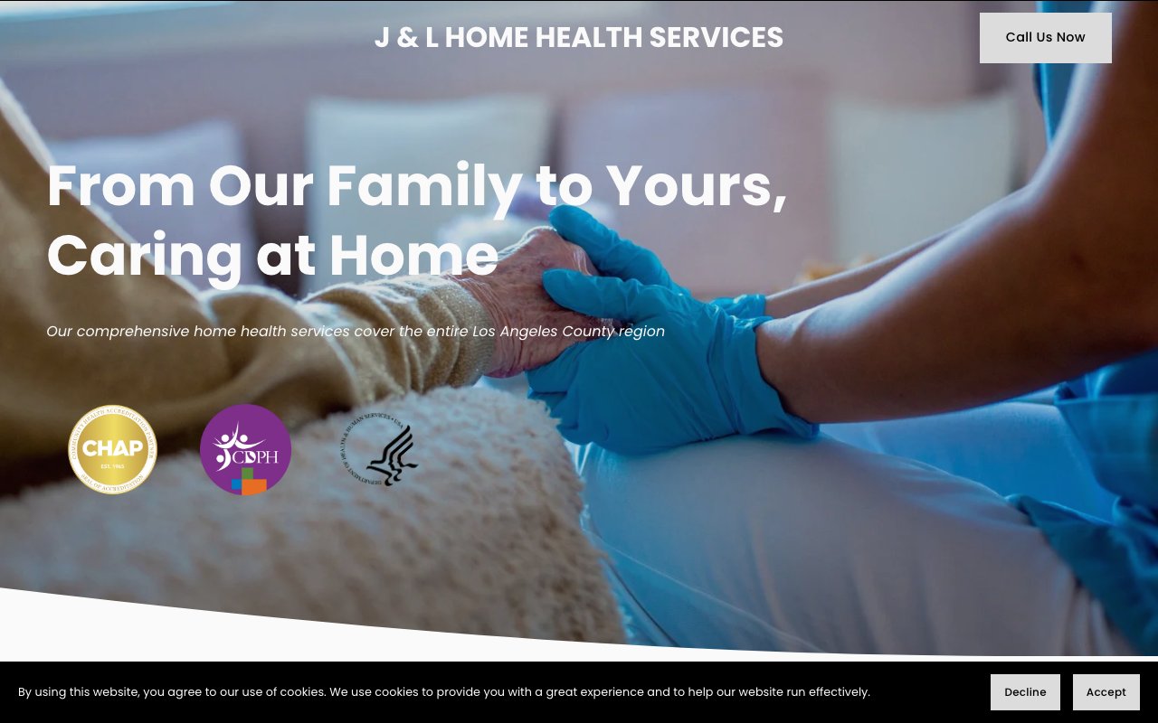 J & L HOME HEALTH SERVICES, INC — homepage