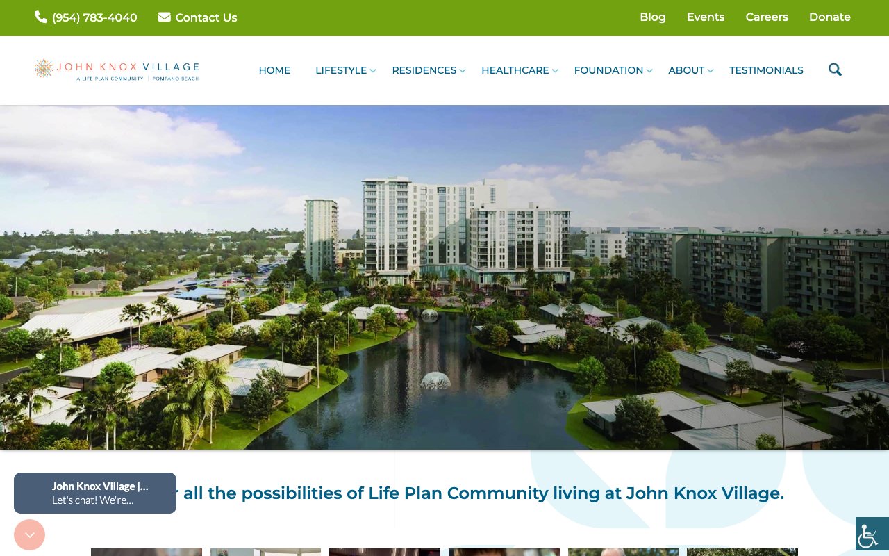 John Knox Village — homepage
