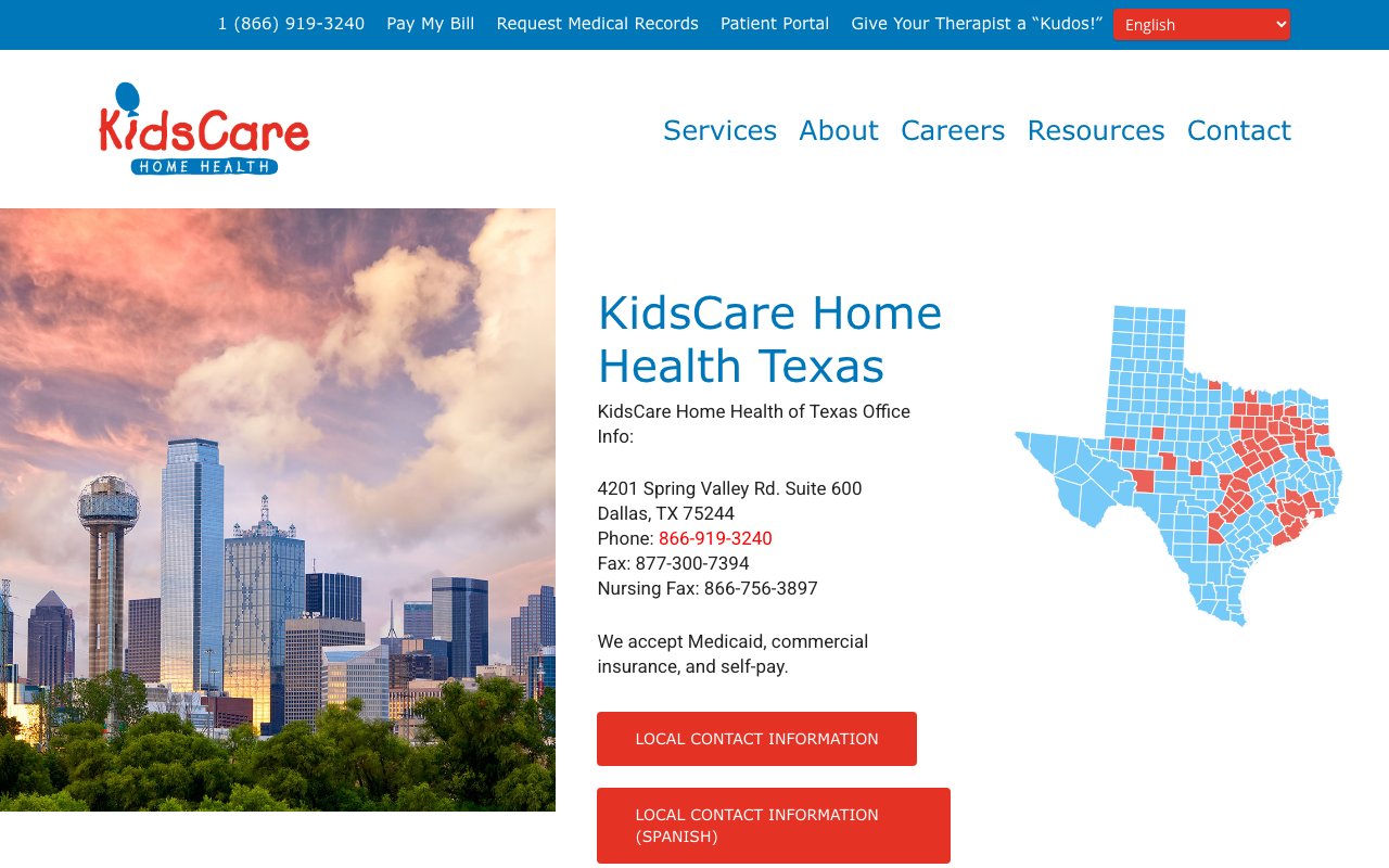 KIDSCARE HOME HEALTH — homepage