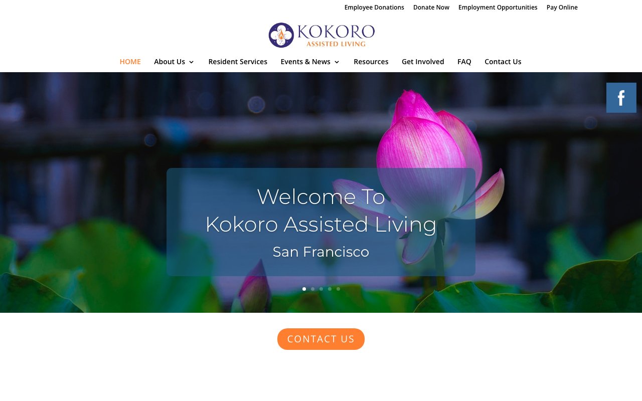 Kokoro Assisted Living — homepage