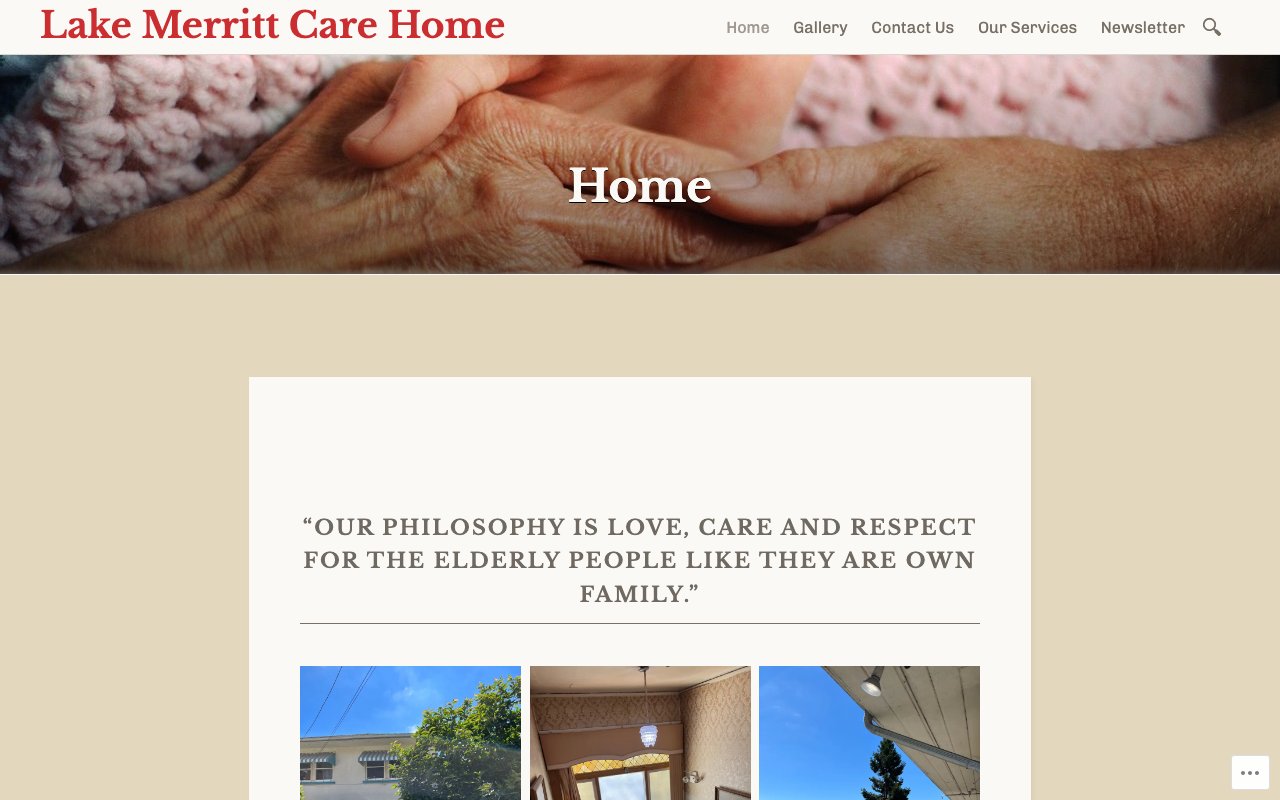 Lake Merritt Care Home — homepage