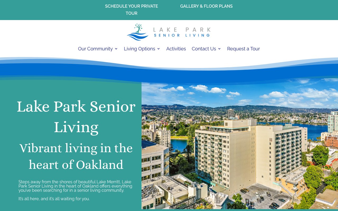 Lake Park Senior Living — homepage
