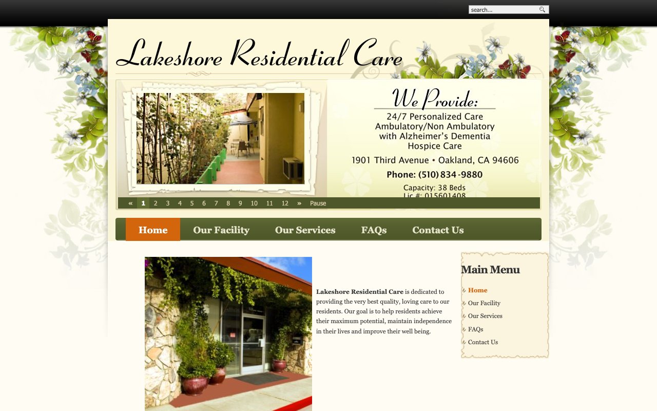 Lakeshore Residential Care — homepage