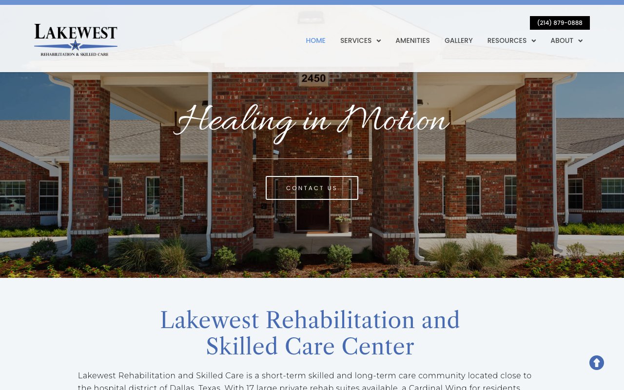 Lakewest Rehabilitation and Skilled Care — homepage