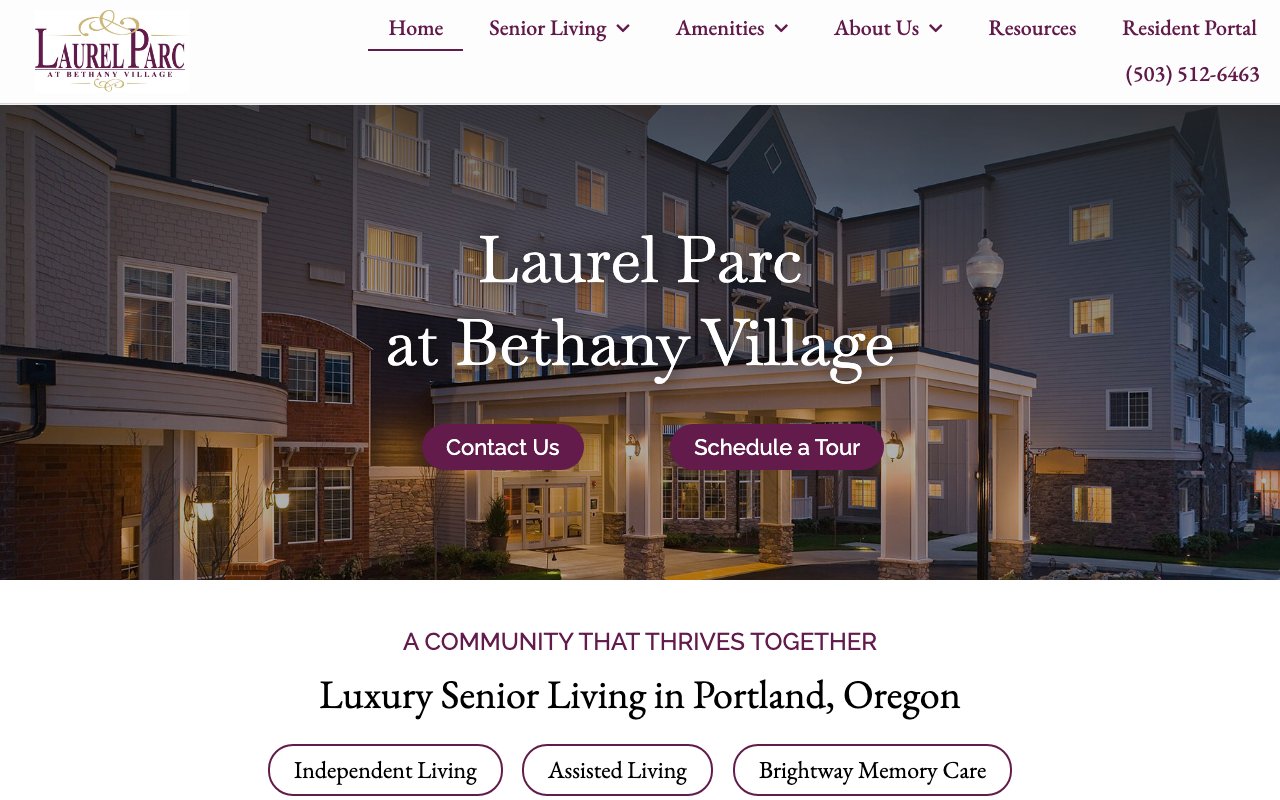 Laurel Parc at Bethany Village — homepage
