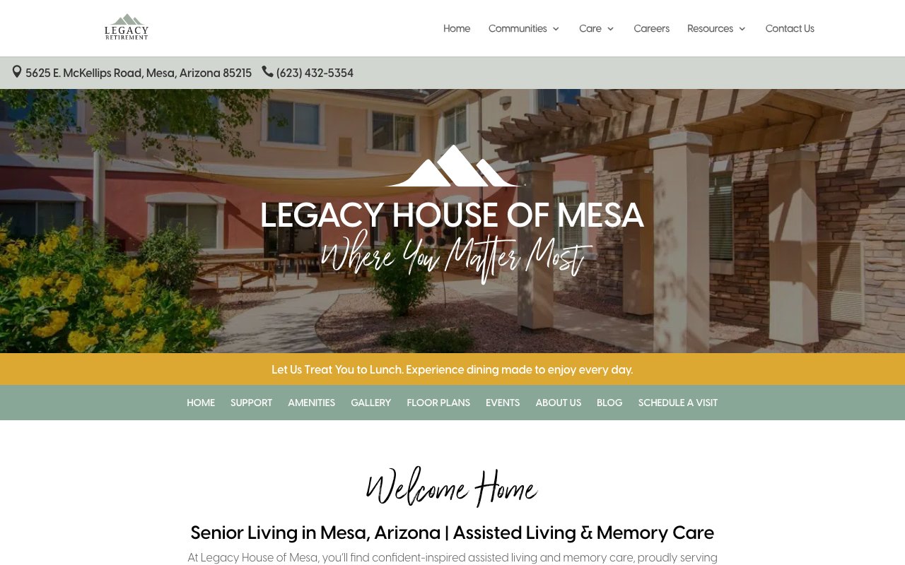 Legacy House of Mesa — homepage