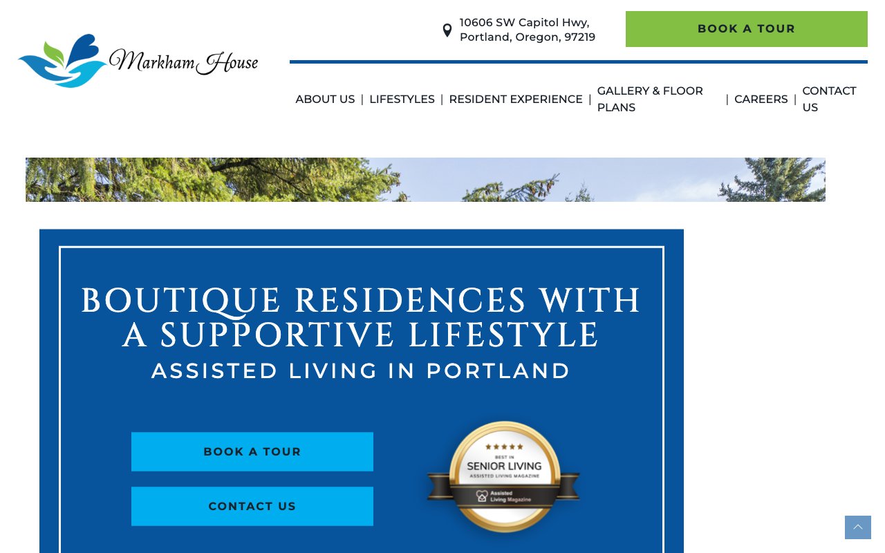 Markham House Assisted Living — homepage