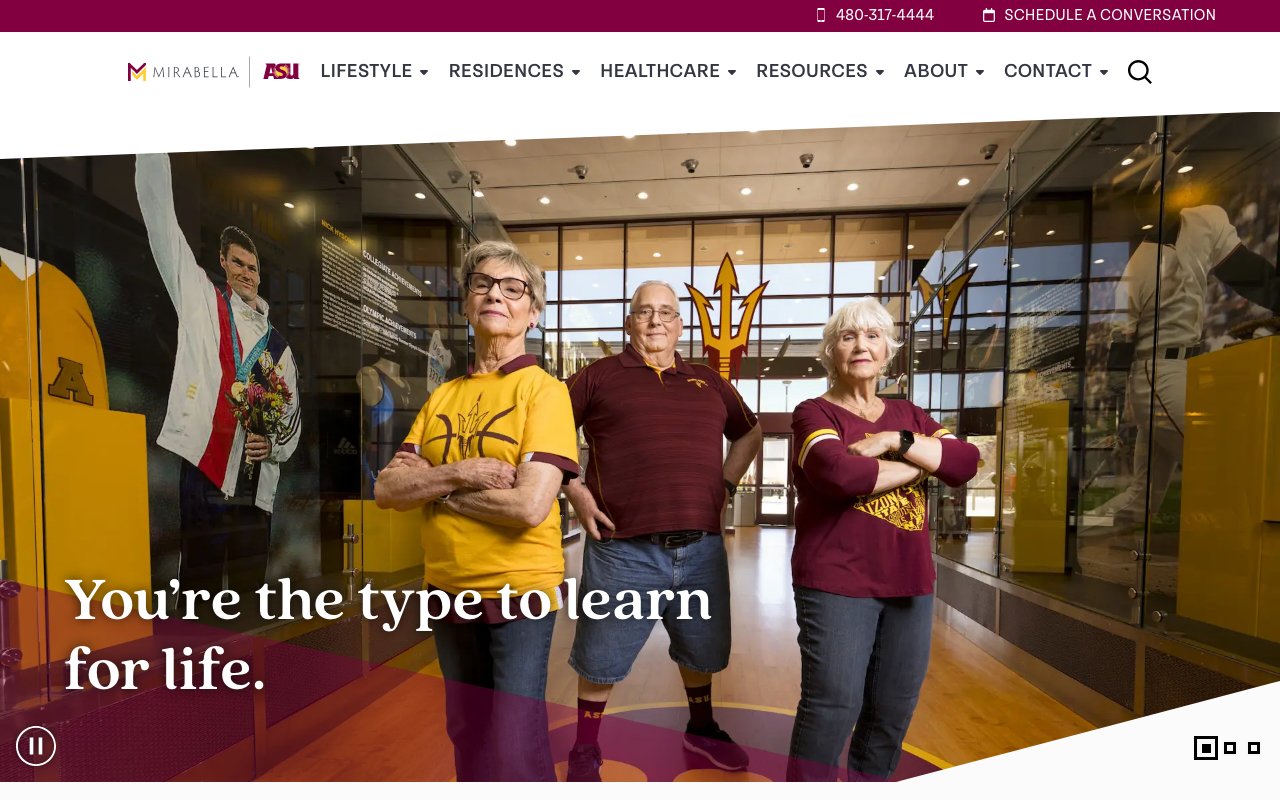 MIRABELLA AT ASU — homepage