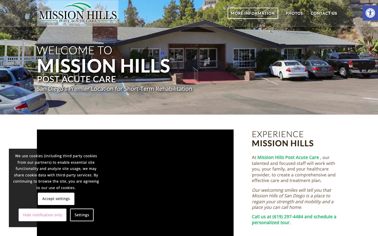 MISSION HILLS POST ACUTE CARE — homepage