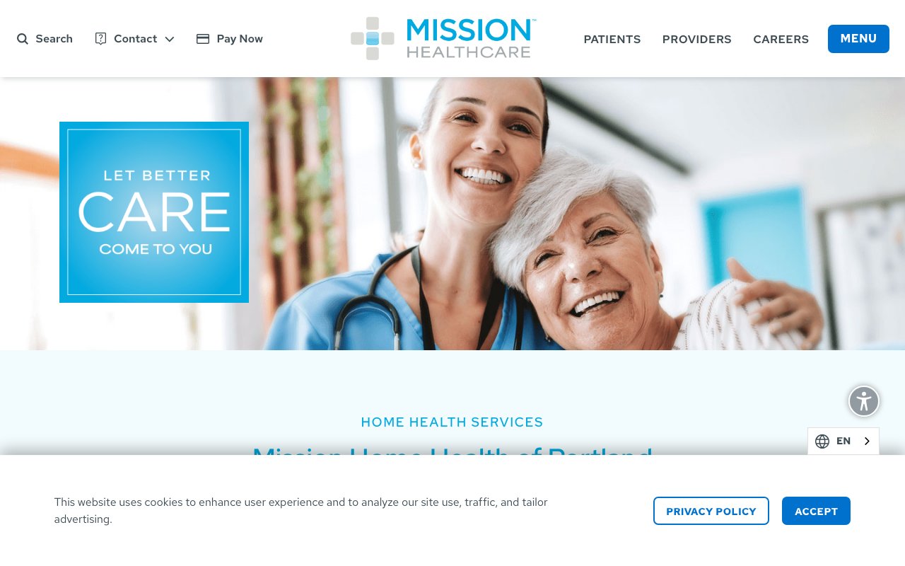 MISSION HOME HEALTH OF PORTLAND — homepage