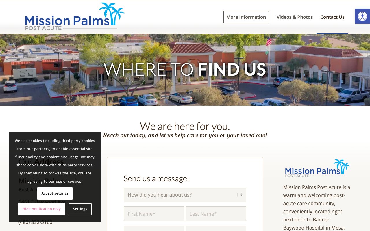 MISSION PALMS POST ACUTE — homepage