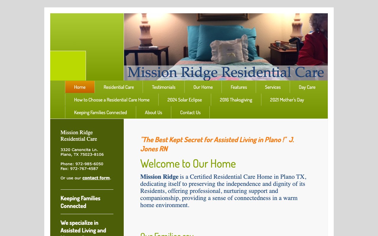 Mission Ridge — homepage