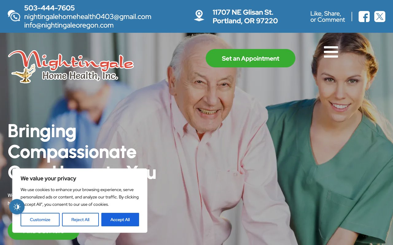 NIGHTINGALE HOME HEALTH — homepage