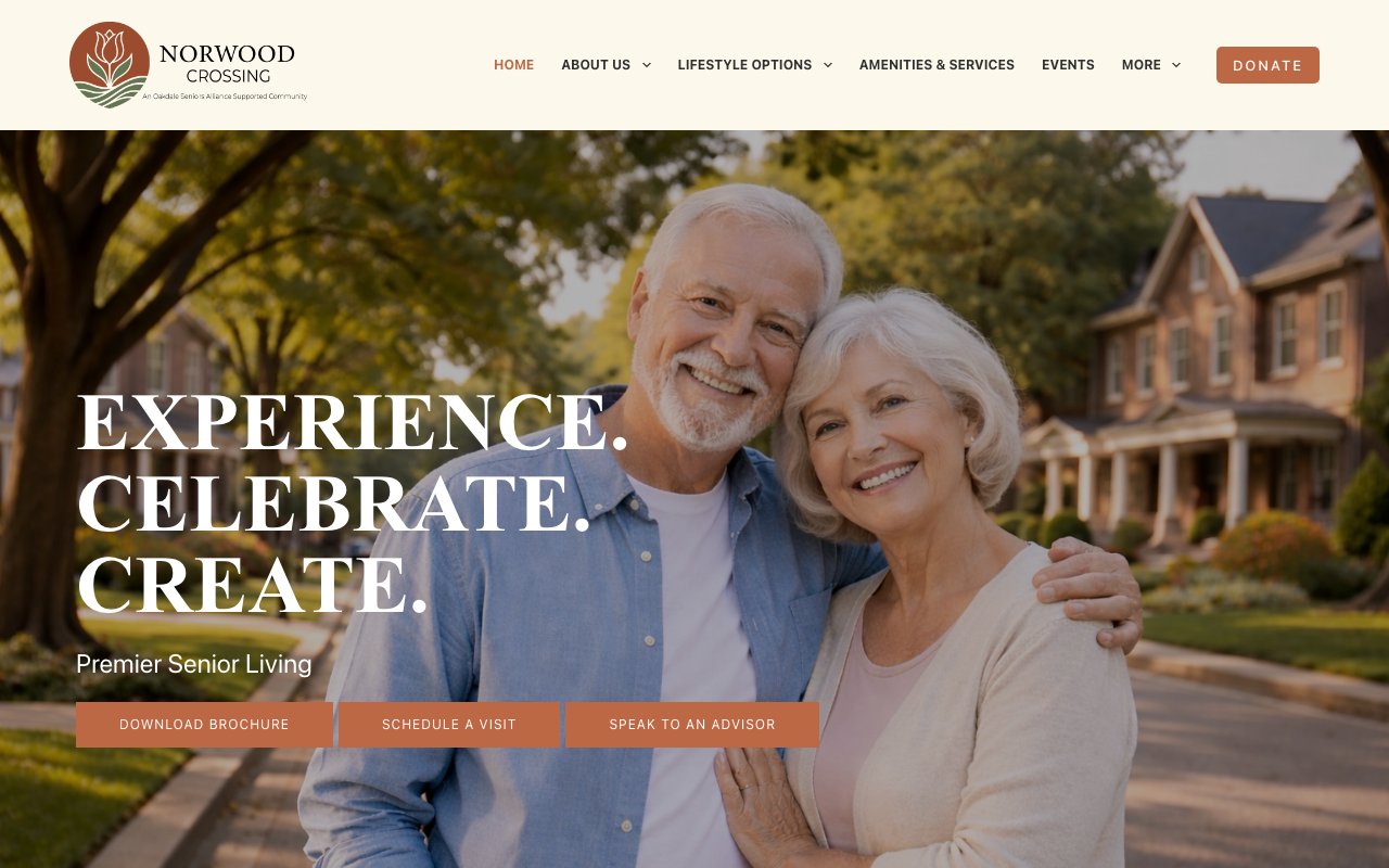 NORWOOD CROSSING — homepage