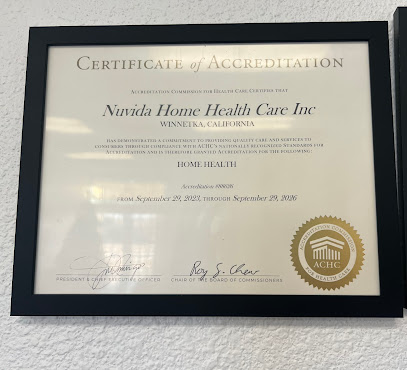 NUVIDA HOME HEALTH CARE, INC. — homepage