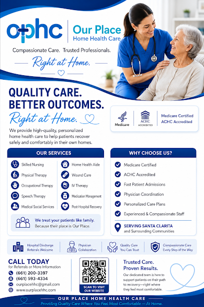 OUR PLACE HOME CARE, INC — homepage