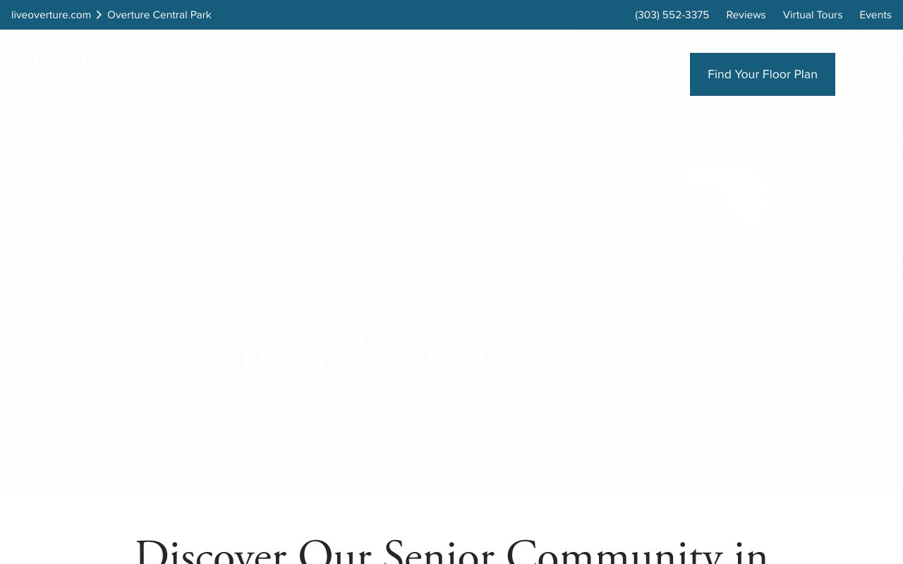 Overture Central Park — homepage