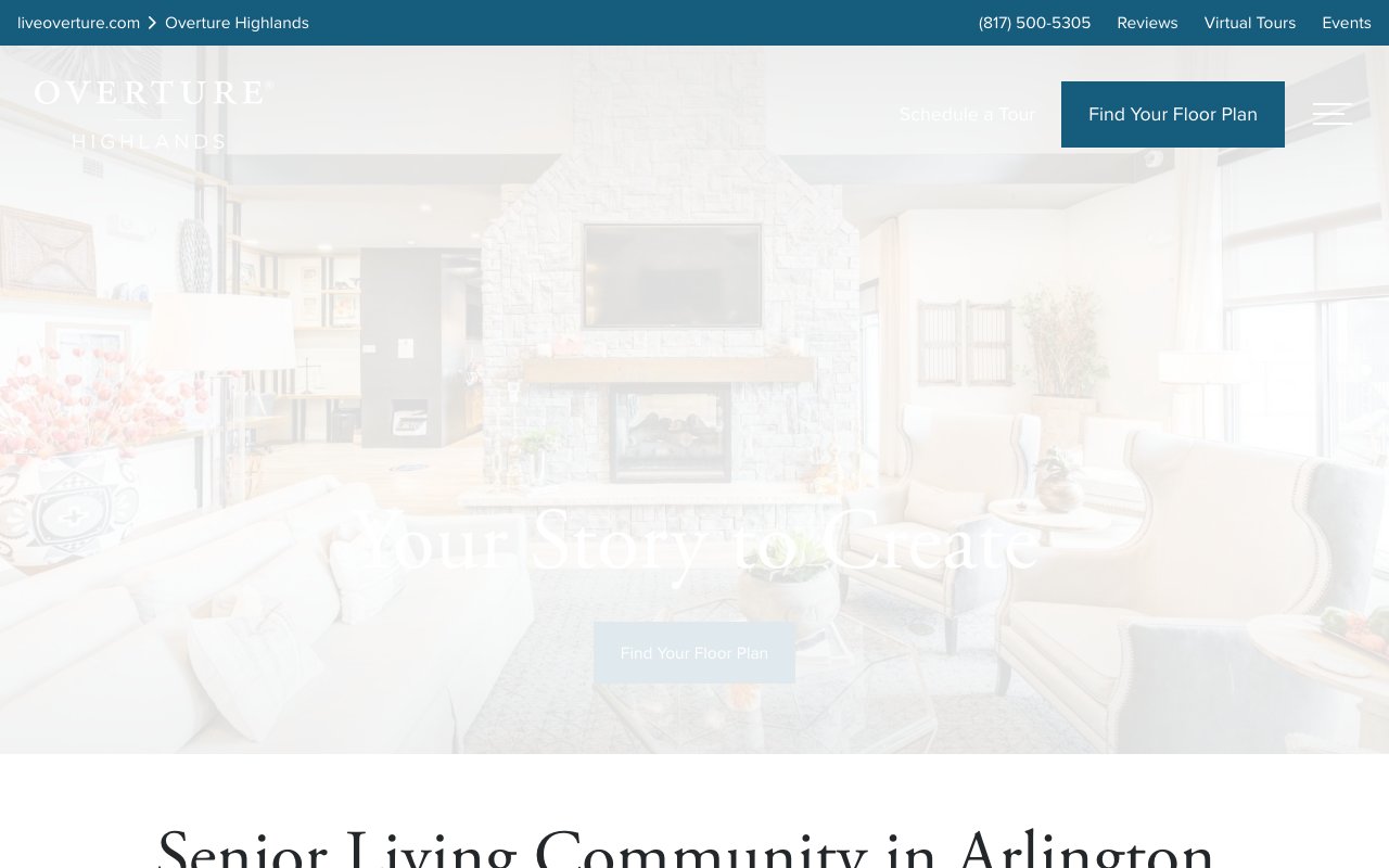 Overture Highlands — homepage
