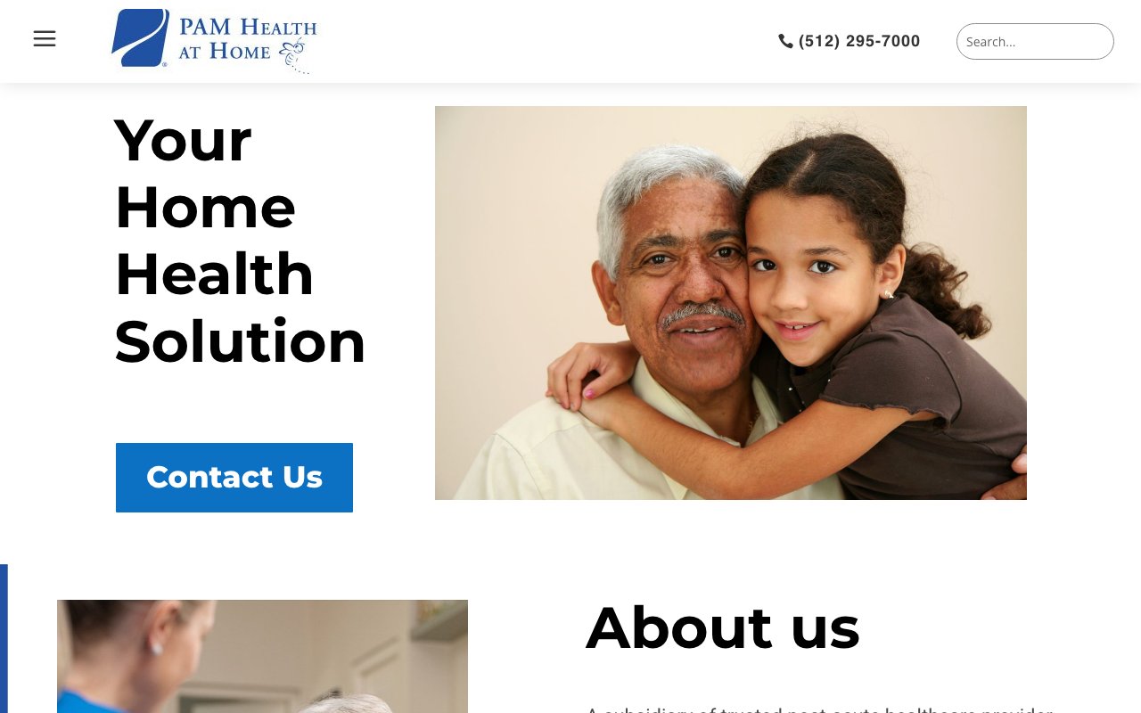 PAM HEALTH AT HOME — homepage