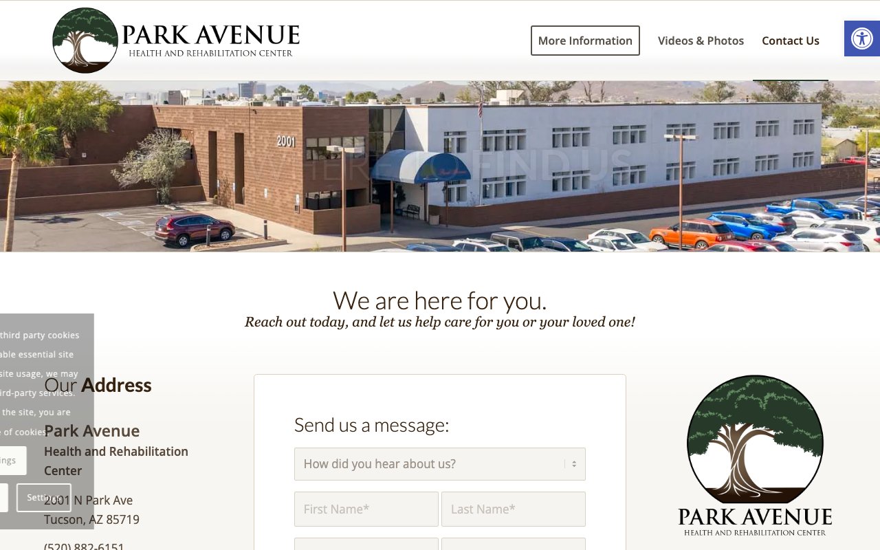 PARK AVENUE HEALTH AND REHABILITATION CENTER — homepage