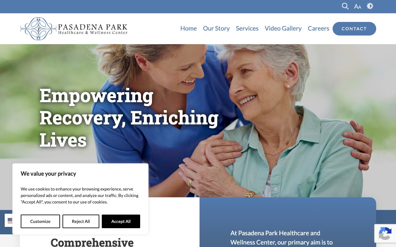 PASADENA PARK HEALTHCARE AND WELLNESS CENTER — homepage