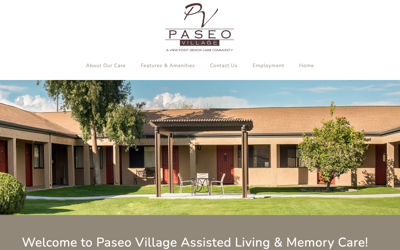 Paseo Village — homepage