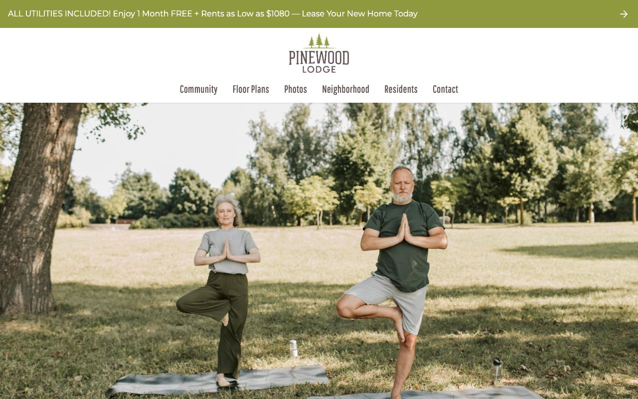 Pinewood Lodge — homepage
