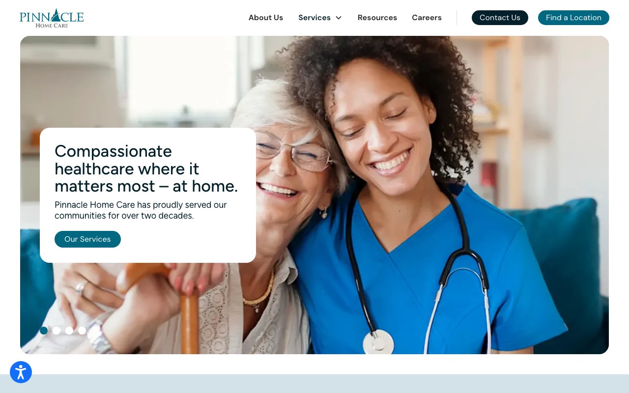 PINNACLE HOME CARE — homepage