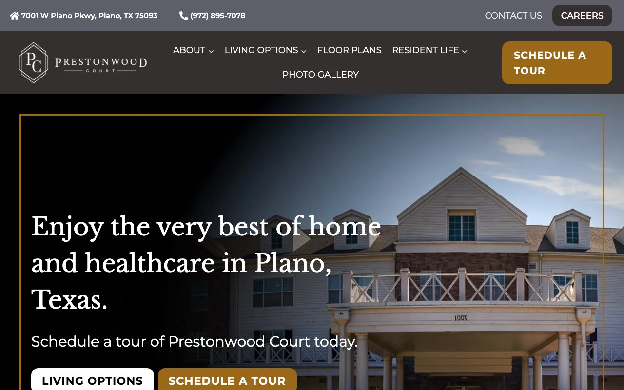 Prestonwood Court — homepage