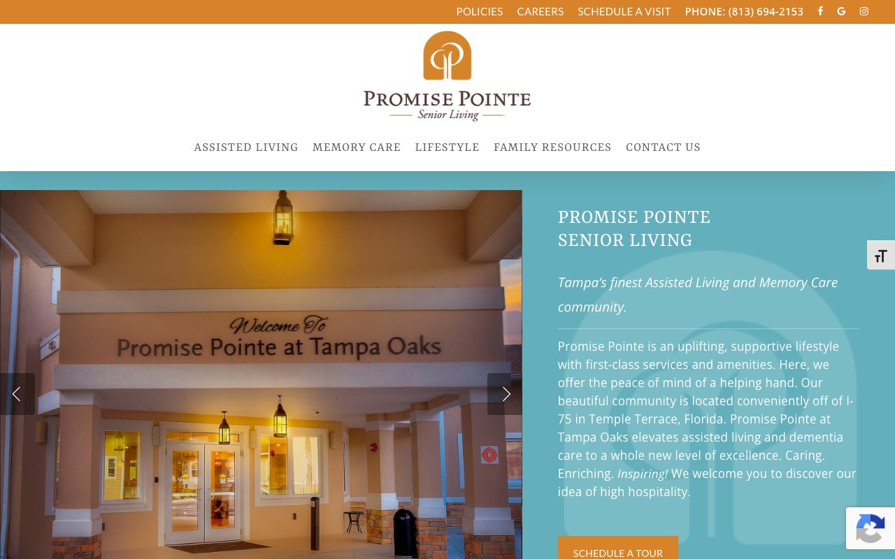 Promise Pointe at Tampa Oaks — homepage