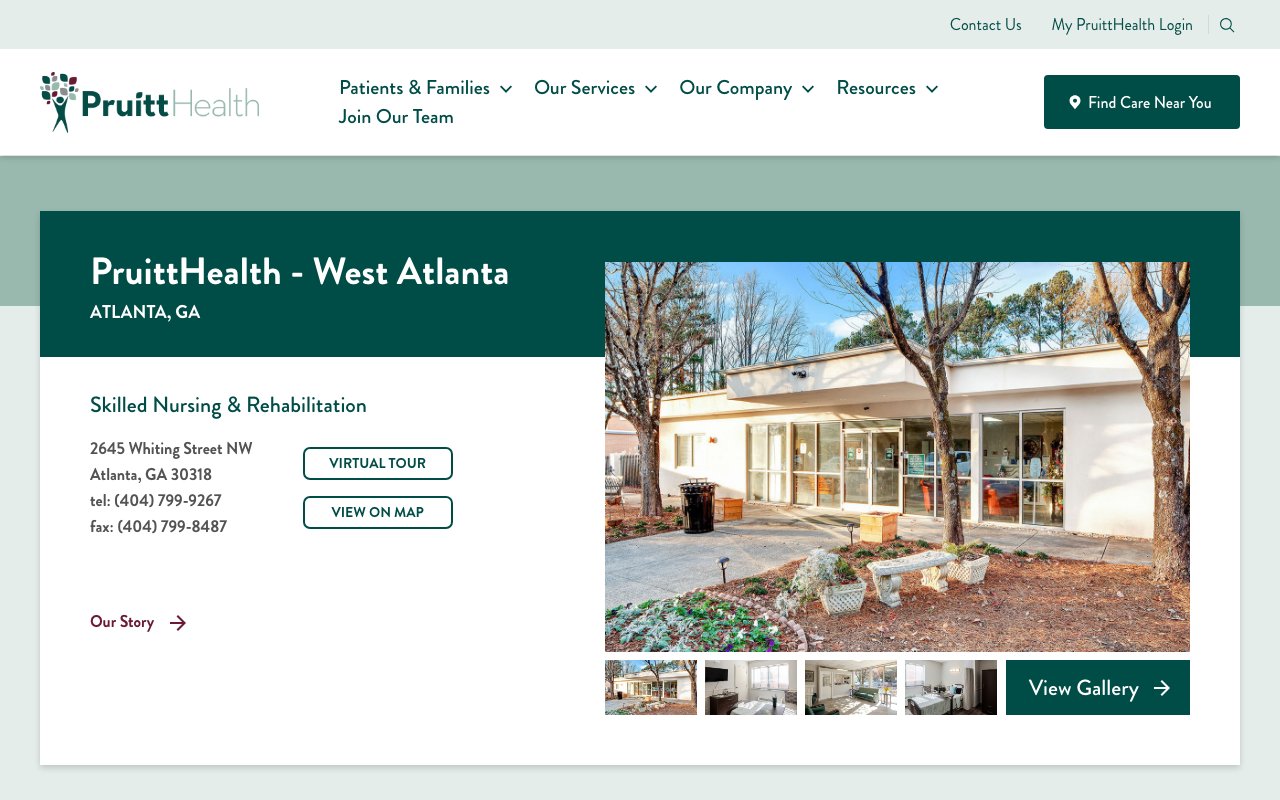 PruittHealth - West Atlanta — homepage