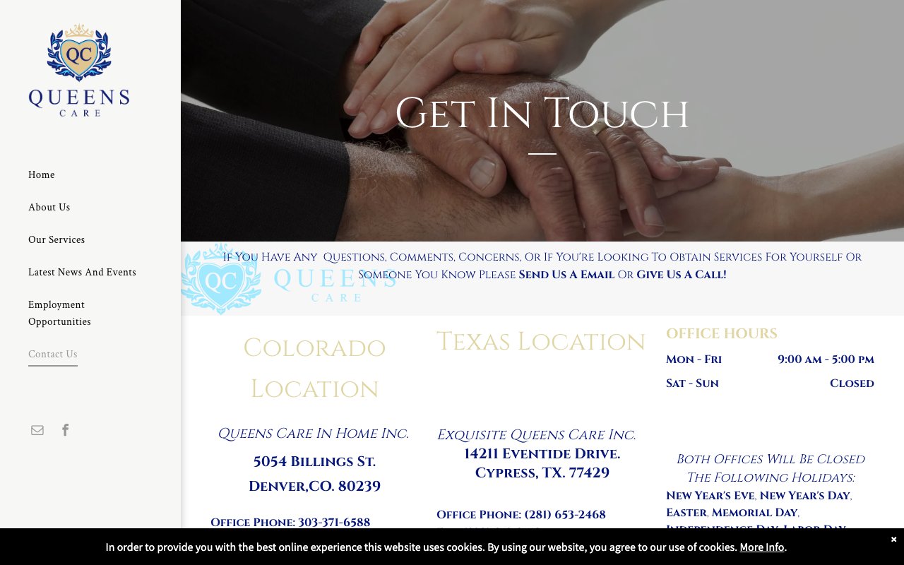 Queens Care In Home Inc — homepage