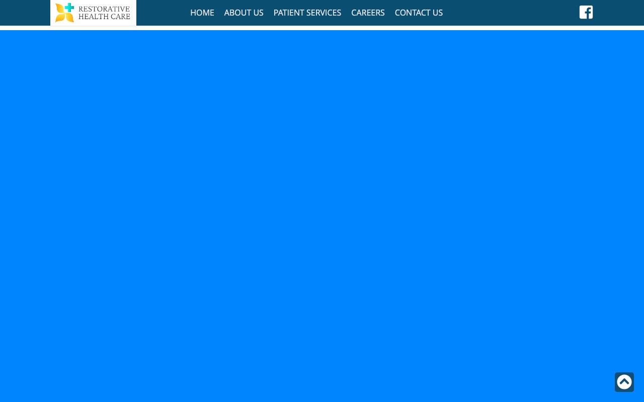 RESTORATIVE HEALTH CARE — homepage