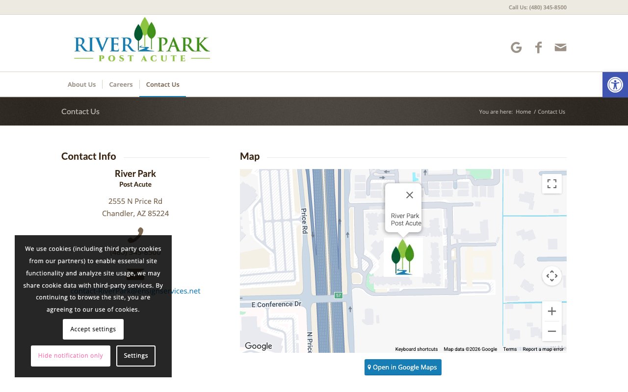 RIVER PARK POST ACUTE — homepage